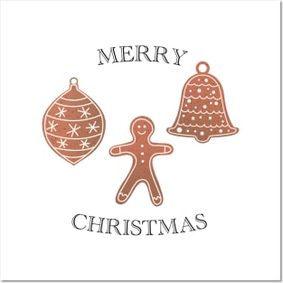 Gingerbread Christmas Posters and Art